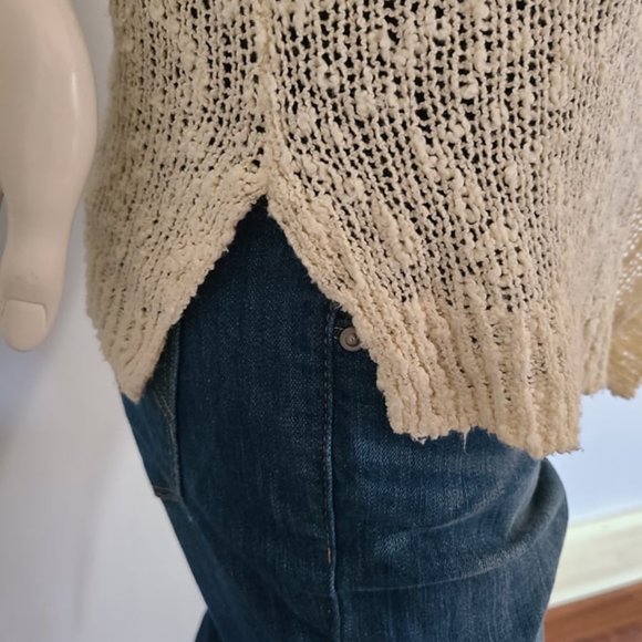 Anthropologie Sun & Shadow - Short Sleeve Weave Cardigan - Picture 6 of 8